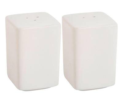 Home Essentials Salt & Pepper Shaker Sets, Matte White (2 ct)