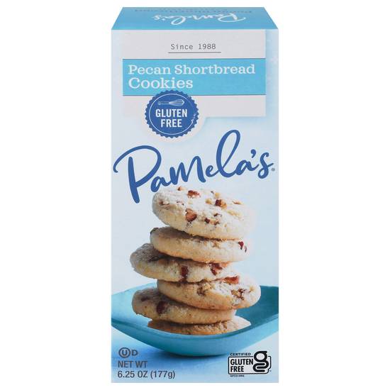 Pamelas Pecan Shortbread Gluten Free Cookies