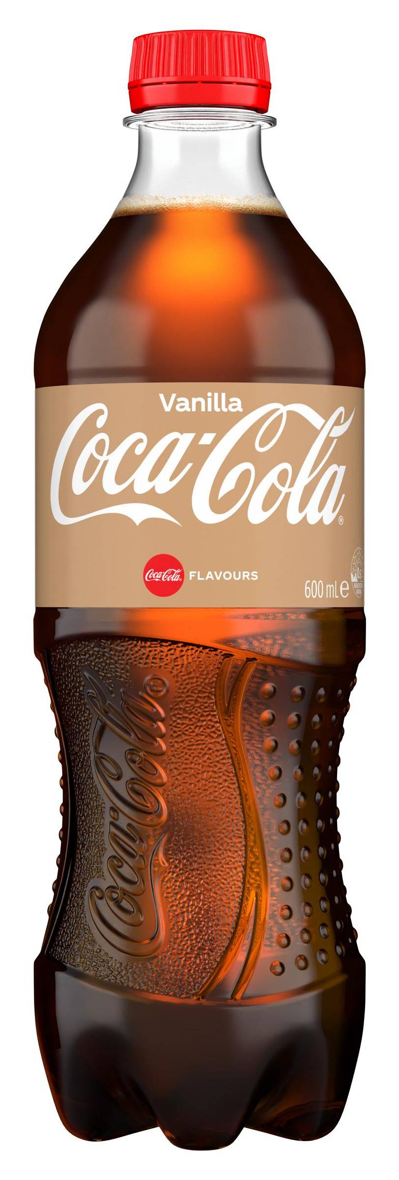 Coca-Cola Flavoured Soft Drink, Vanilla (600mL)