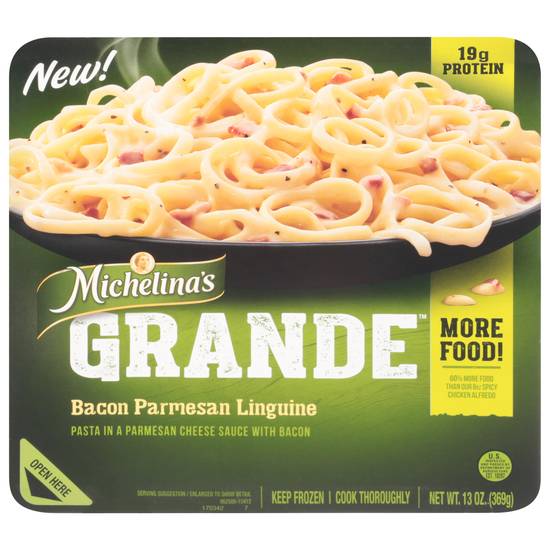 Michelina's Grande Bacon Parmesan Linguine Pasta