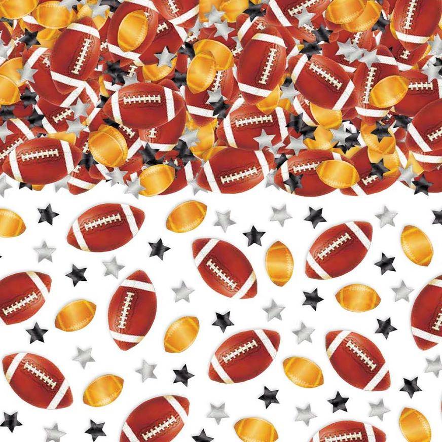 Footballs Stars Confetti