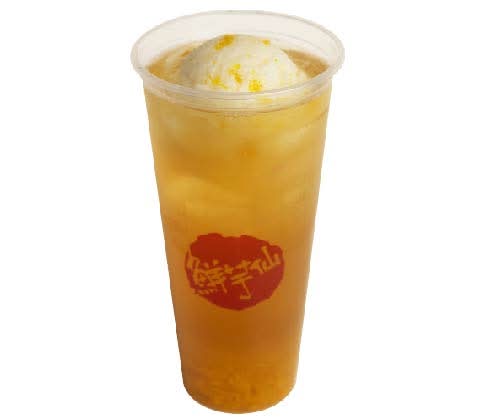 Pineapple Green Tea Float