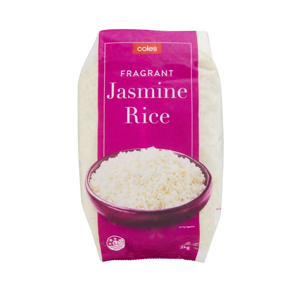 Coles Jasmine Rice 2kg