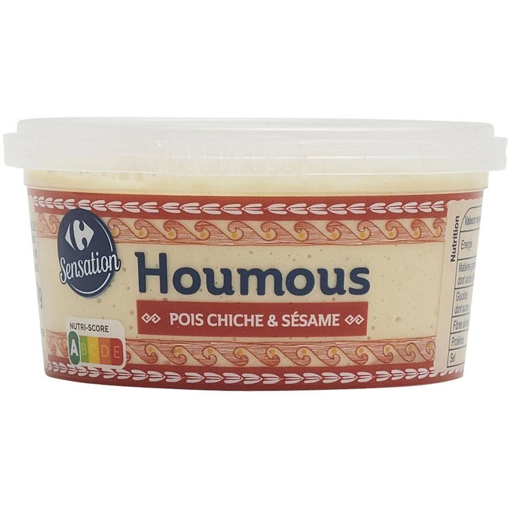 Houmous pois chiche sésame CARREFOUR SENSATION - le pot de 200g