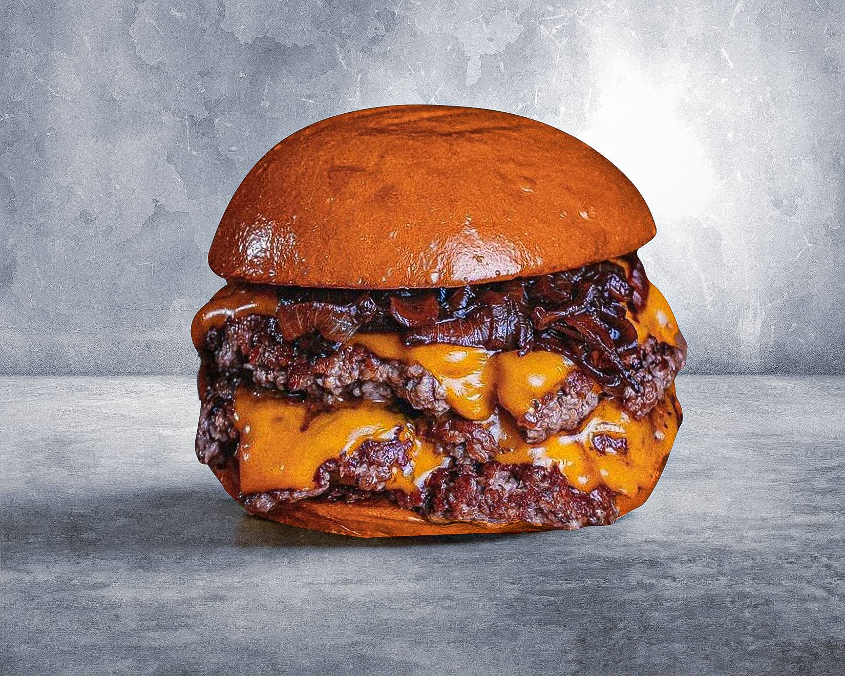 Solo Double Smashed bacon burger