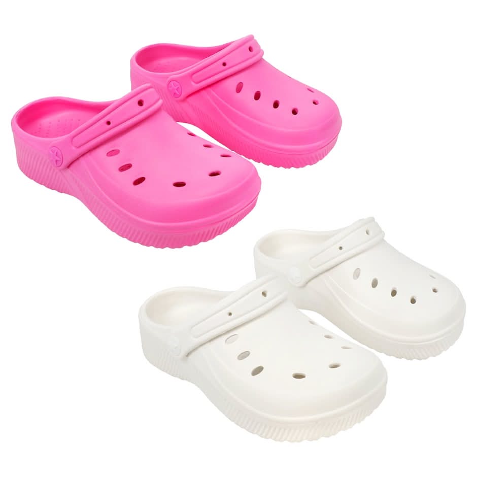 Mysoft Ladies Clog, Assorted Colors, 2-pc Pack.