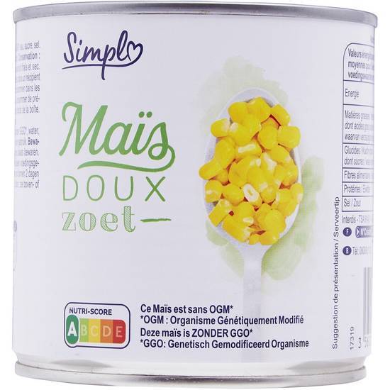 Simpl - Maïs doux