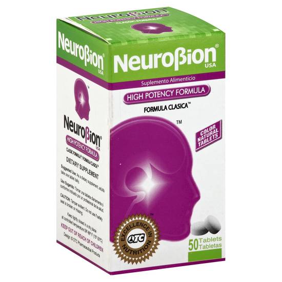 Neurobion High Potency Formula Supplement (50 tablets)