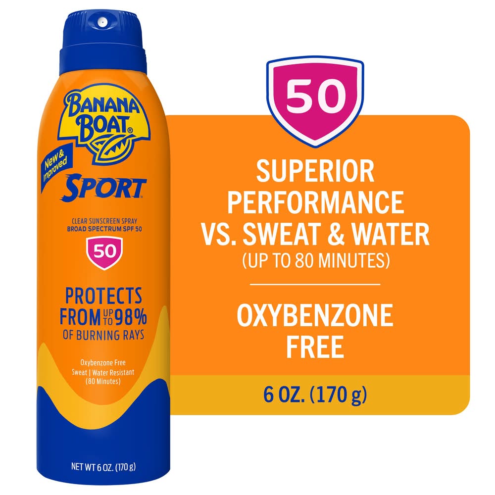 Banana Boat Sport Ultra Sunscreen Spray Spf 50 (6 oz)