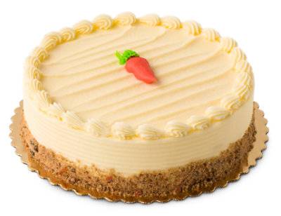 Bakery Cake Carrot Cream Cheese 1 Layer