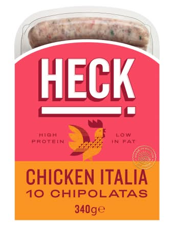 Heck! Chicken Italia, Low Fat High Protein Chipolatas (10 pack)