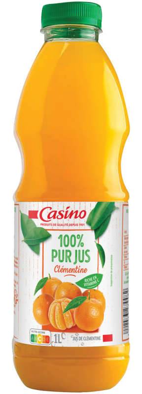 Casino Jus De Clémentine - 100% Pur Jus Bouteille 1L