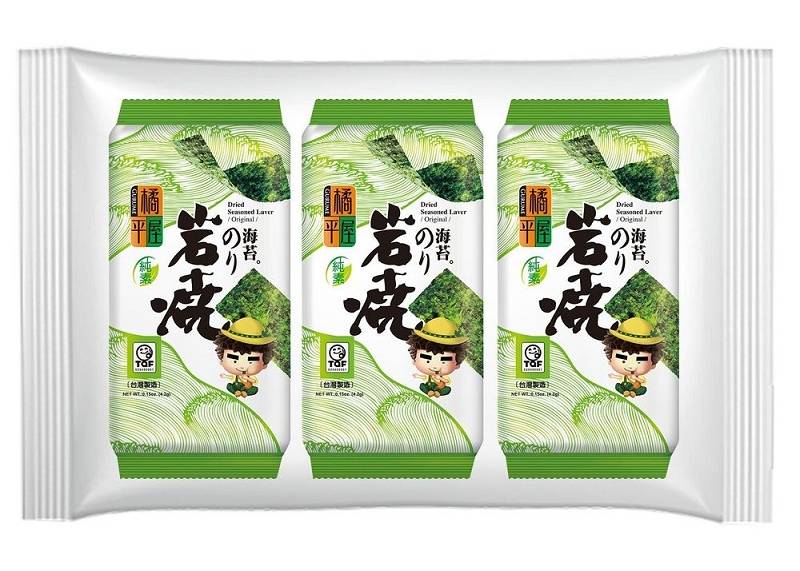 【安心價】橘平屋岩燒海苔-原味4.2gx3 <4.2g克 x 3 x 1Pack包>