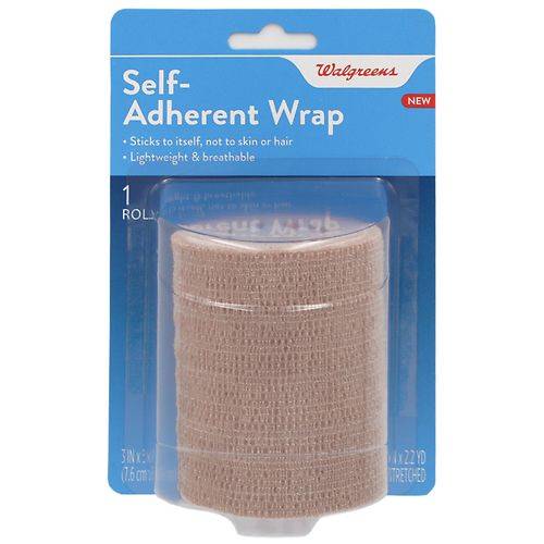 Walgreens Self Adherent Wrap 3" x 5 yd - 1.0 ea