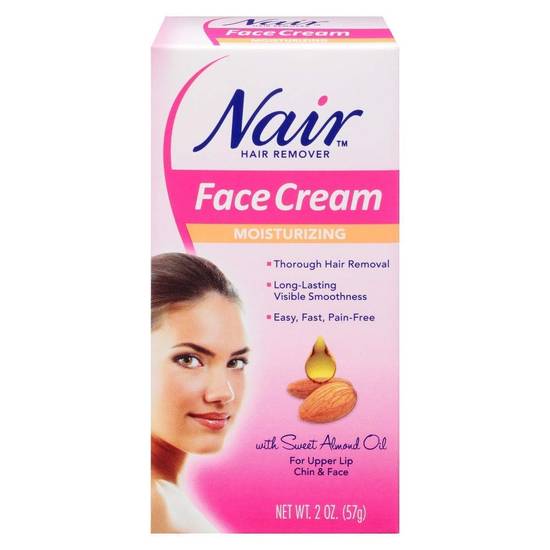 Nair Hair Remover Moisturizing Face Cream (2 oz)