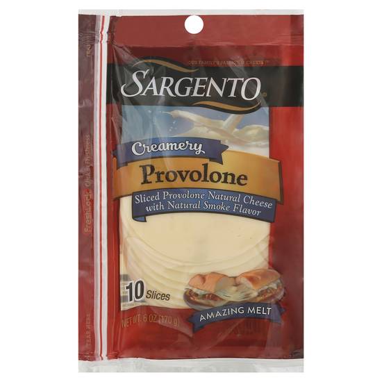 Sargento Creamery Provolone Natural Cheese Sliced (10 ct)