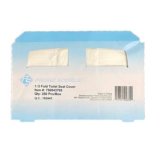 Prime Source Half Fold Toilet Seat Cover (250 ct)