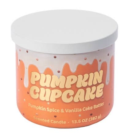 Scented Candle 13.5oz Pumpkin Cupcake