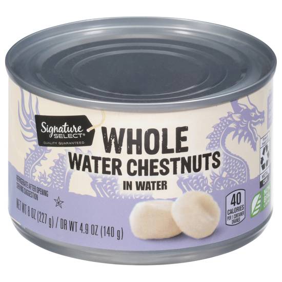 Signature Select Whole Water Chestnuts in Water