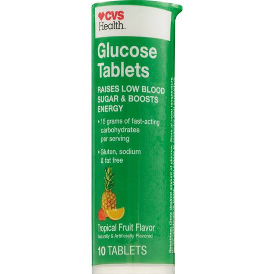 CVS Health Glucose Tablets, Tropical Fruit, 10 CT