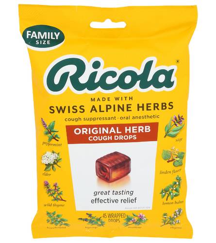 Ricola Original Herb Cough Drops Family Pack