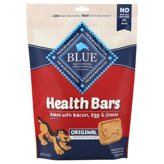 Blue Buffalo Health Bars Original Biscuits For Dog (bacon-egg-cheese)