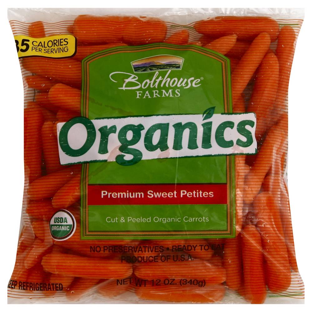 Bolthouse Farms Organic Premium Sweet Petites Carrots (12 oz)