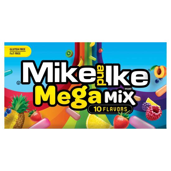 Mike and Ike Assorted, Mega Mix Candies (141g)