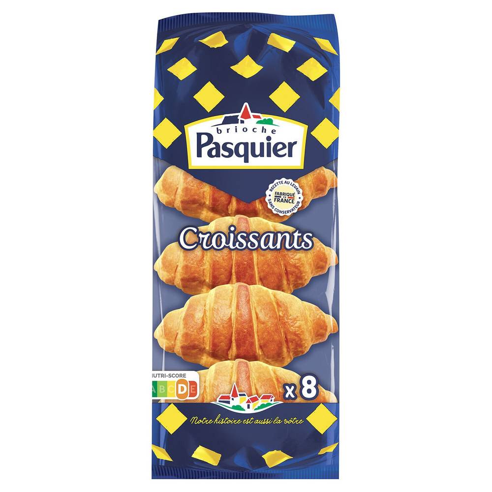Brioche Pasquier - Croissants (8 pièces)