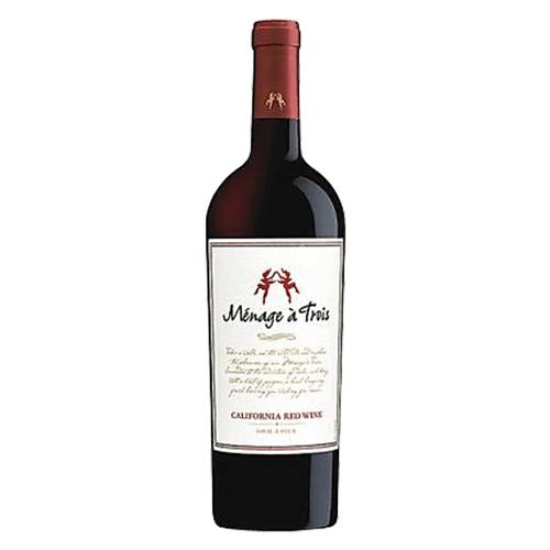 Menage a Trois California Red Wine 750ml