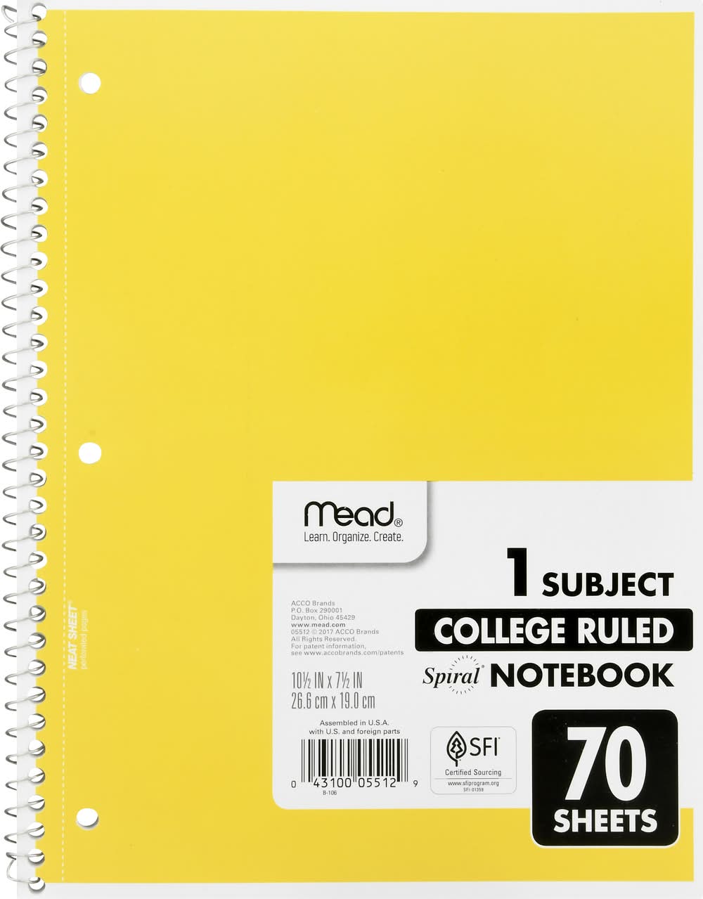 Mead Notebook