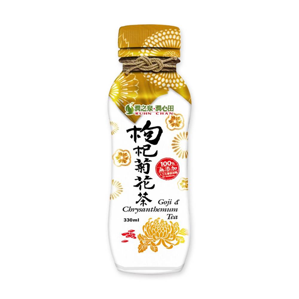 潤之泉潤心田-枸杞菊花茶(330ml/瓶)