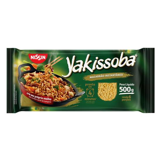 Nissin yakissoba macarrão instantâneo para yakissoba (500g)