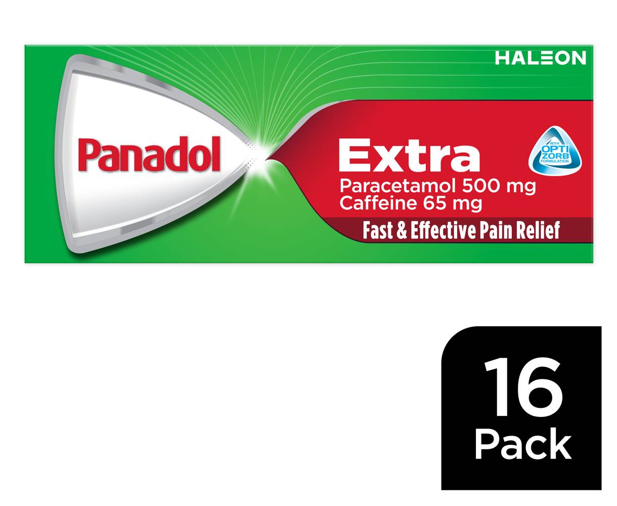 Panadol Extra Fast & Effective Pain Relief Caplets (16 pack)