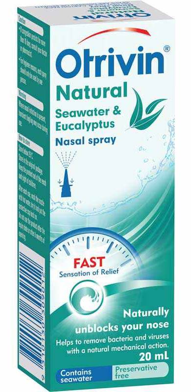 Otrivin Seawater &Eucalypt Spr 20ml