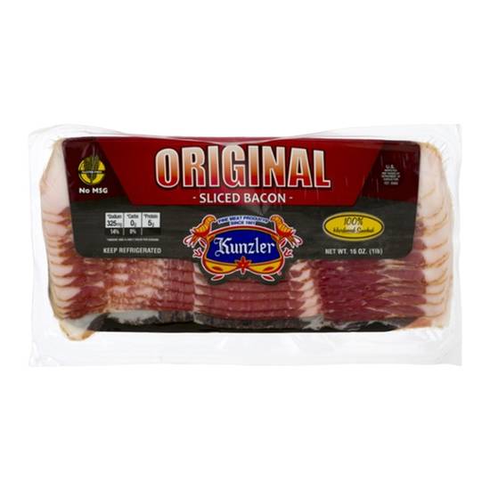 Kunzler Sliced Bacon 16oz