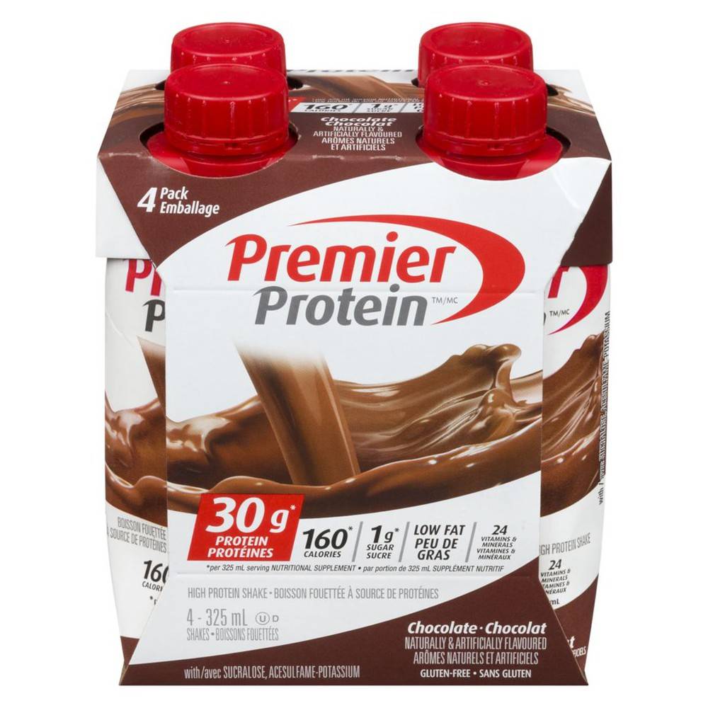 Premier Protein Protein Chocolate High Protein Shake (4 ct, 325 ml)