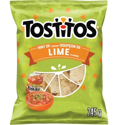 Tostitos chips tortilla - tortilla chips (soupçon de lime)
