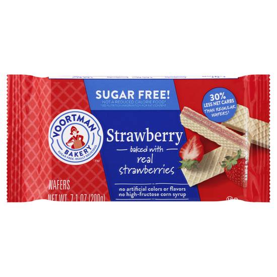 Voortman Sugar Free Strawberry Wafers