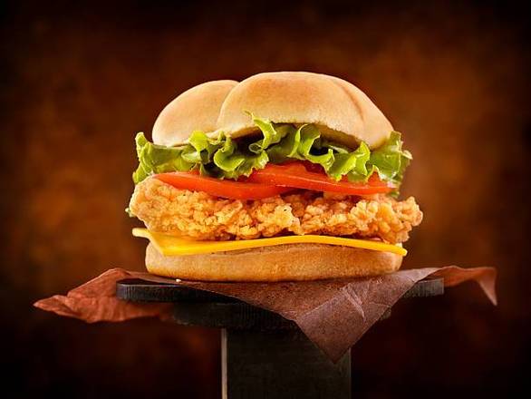 Crispy Chicken Cheese Burger