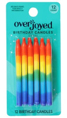Overjoyed Birthday Candles, Ombre (12 ct)