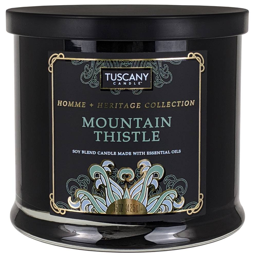 Tuscany Candle Collection Soy Mountain Thistle (15 oz)