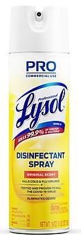 Lysol Professional Disinfectant Spray, Original Scent, 19 Oz. (3624104650)