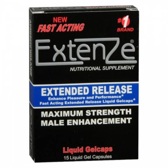 ExtenZe Extended Release Male Enhancement Liquid Gelcaps (15 ct)