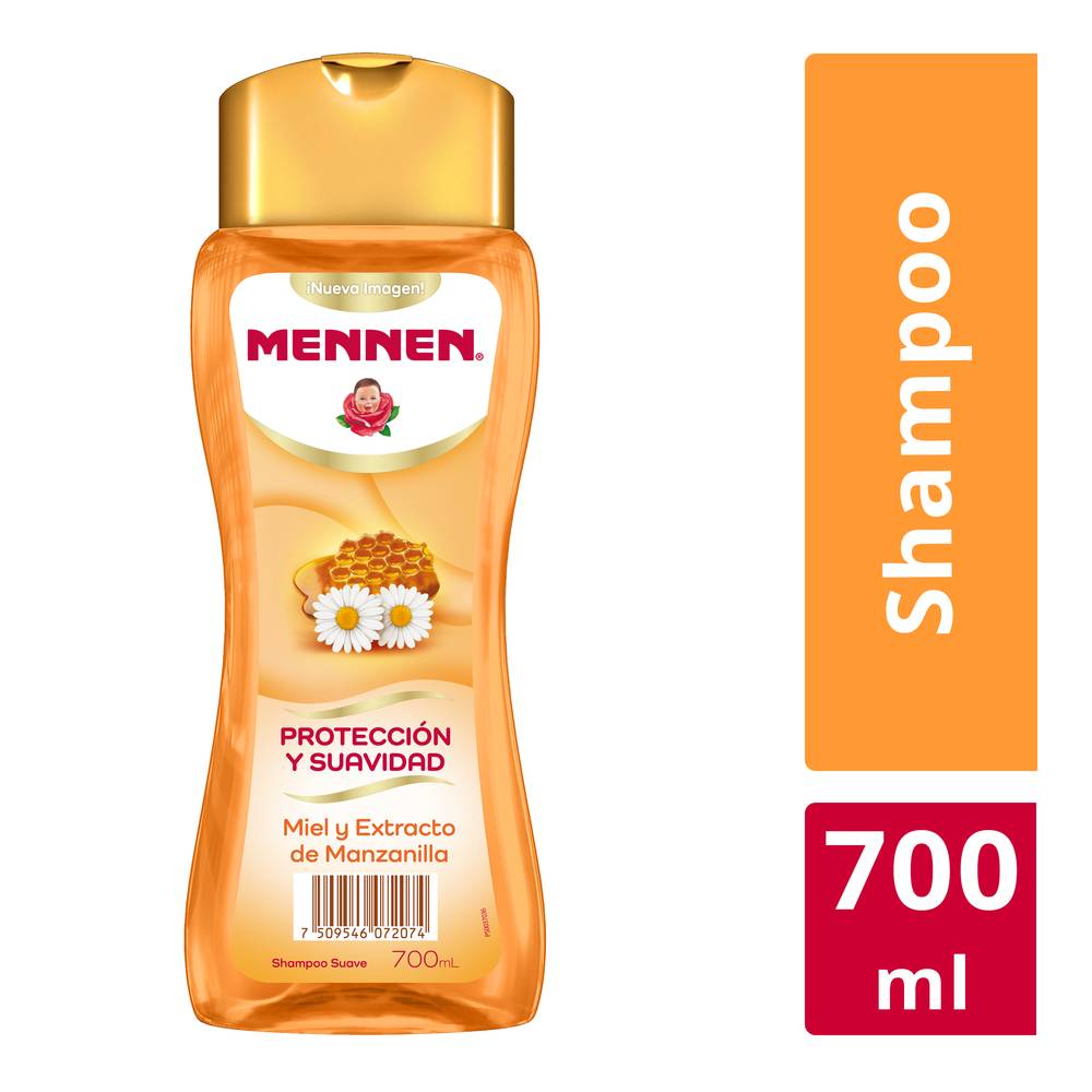 Mennen shampoo suave miel y manzanilla (botella 700 ml)