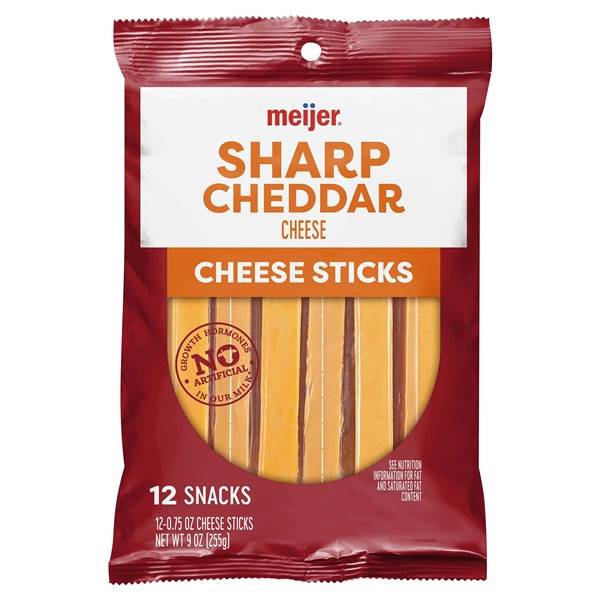Meijer Sharp Cheddar Cheese Sticks (9 oz)