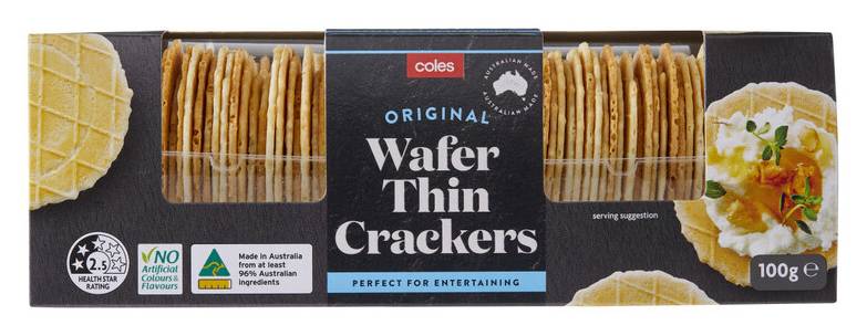 Coles Wafer Cracker (100g)