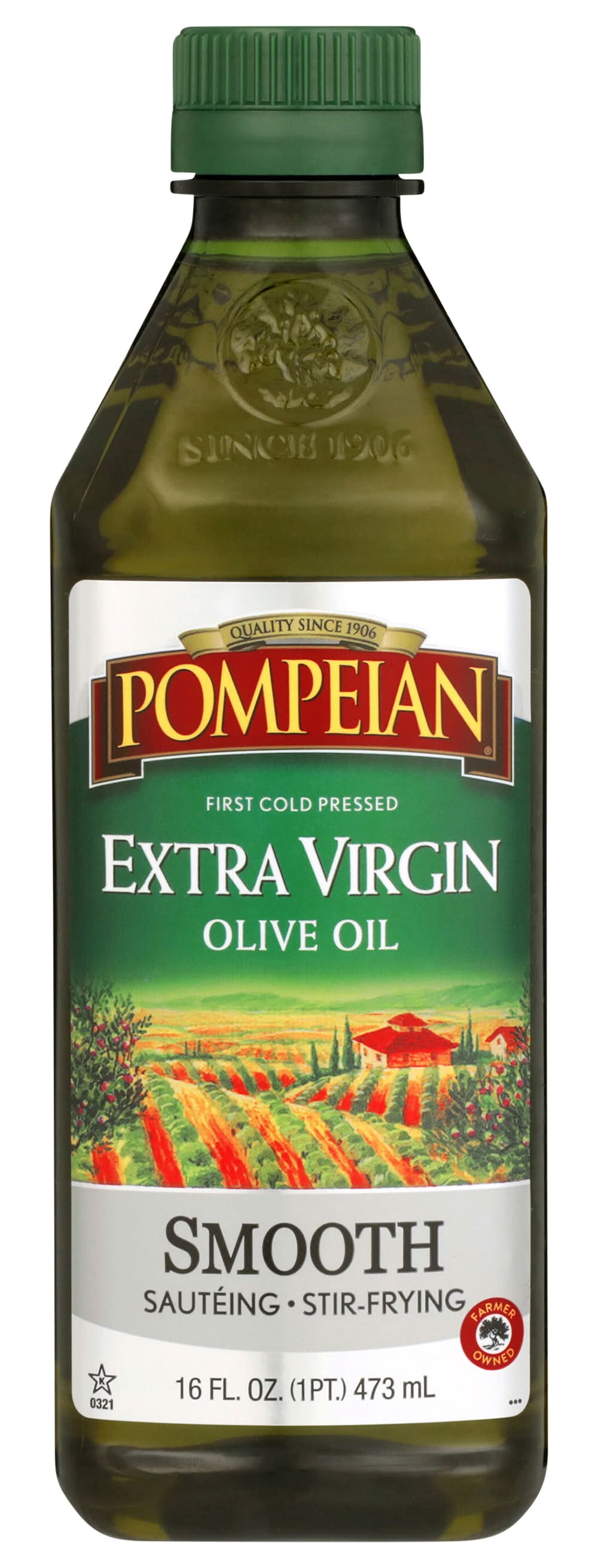 Pompeian Smooth Extra Virgin Olive Oil (16 fl oz)