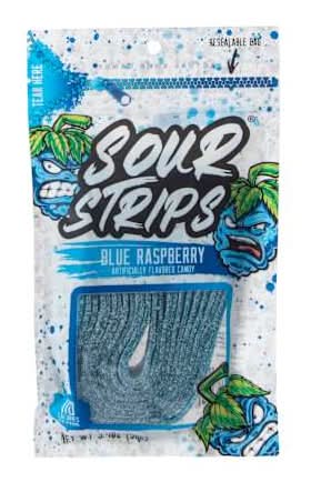 Sour Strips® Blue Raspberry 3.4oz Blue Raspberry