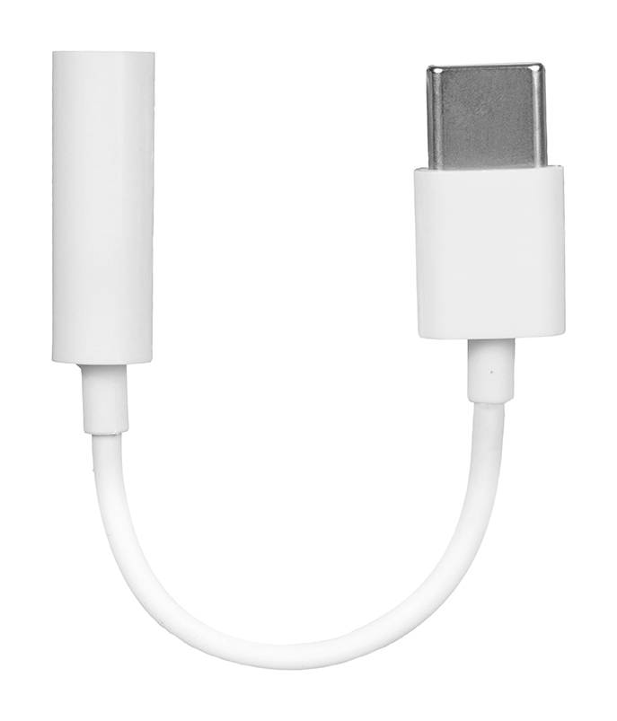 Miniso · Adaptador de audio tipo c blanco